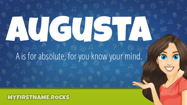 My First Name Augusta Rocks!