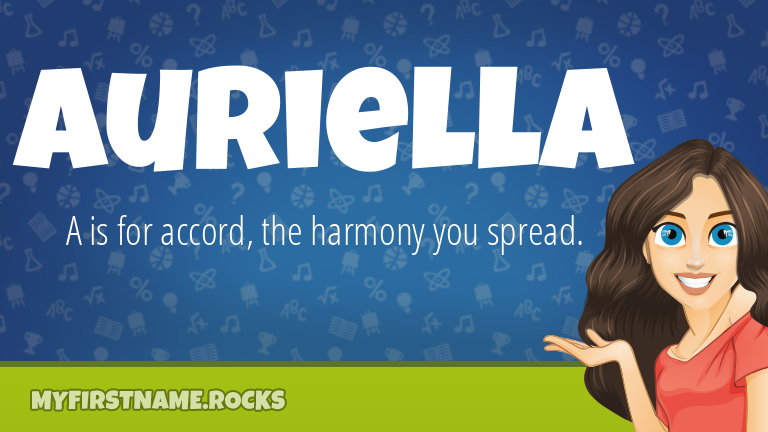 My First Name Auriella Rocks!