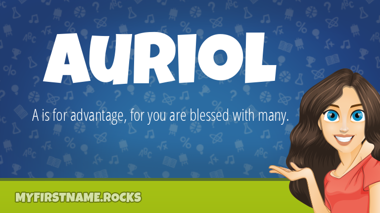 My First Name Auriol Rocks!