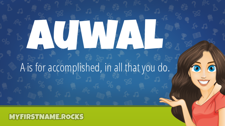 My First Name Auwal Rocks!