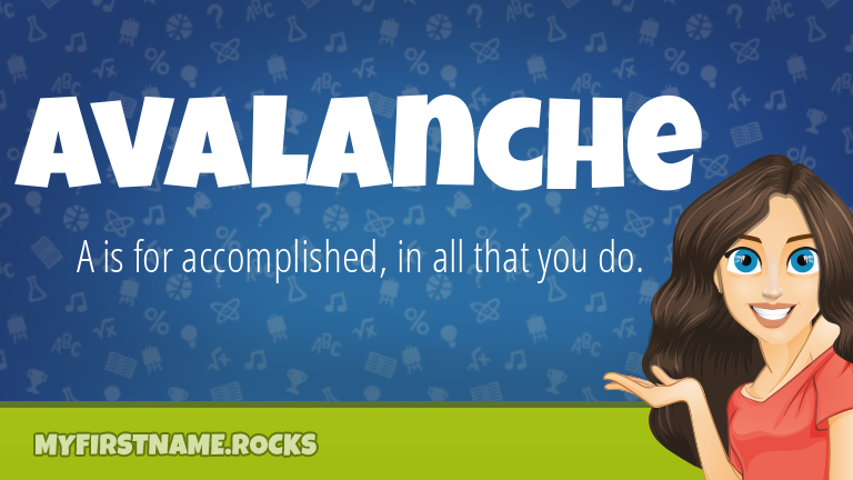 My First Name Avalanche Rocks!