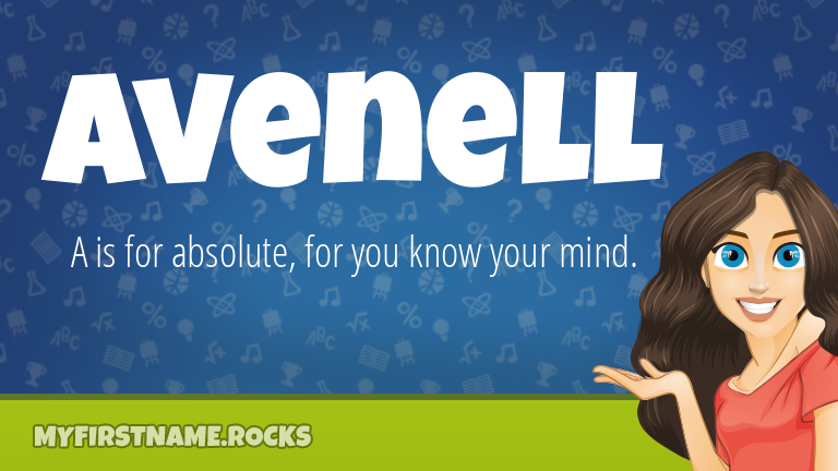 My First Name Avenell Rocks!