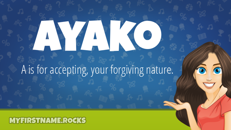 My First Name Ayako Rocks!