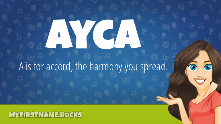 My First Name Ayca Rocks!
