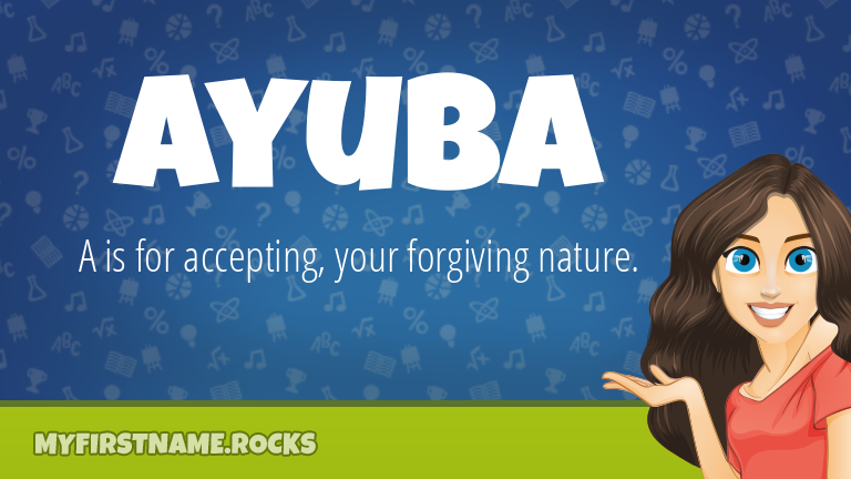 My First Name Ayuba Rocks!