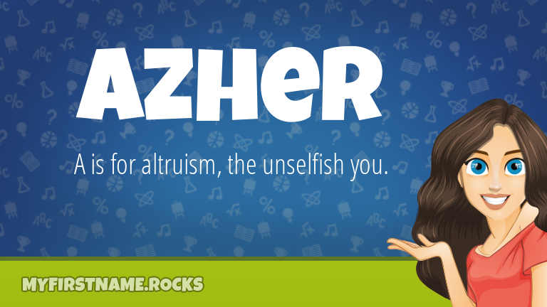My First Name Azher Rocks!
