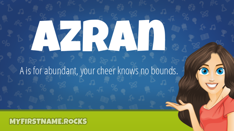 My First Name Azran Rocks!