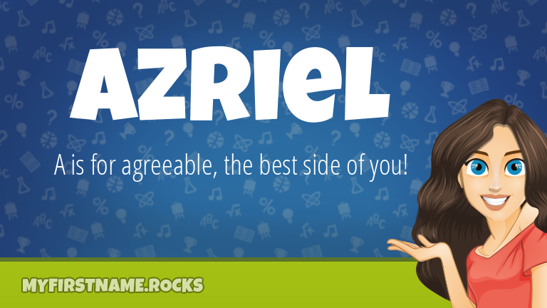 My First Name Azriel Rocks!