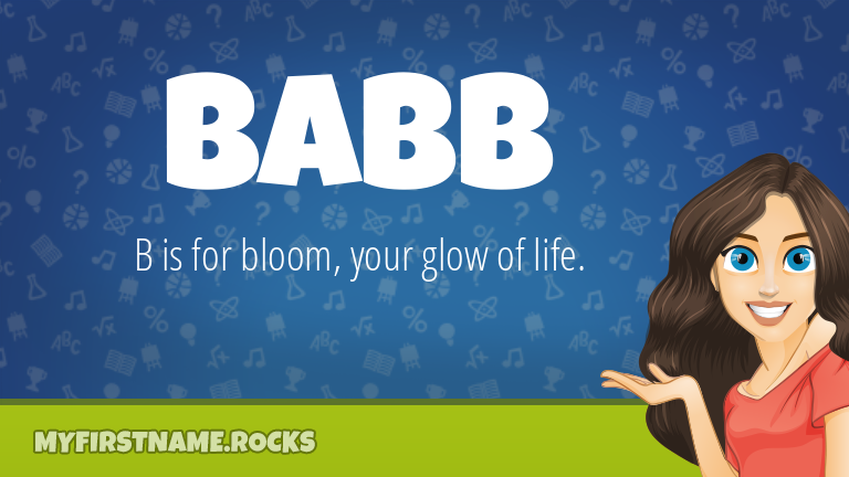 My First Name Babb Rocks!