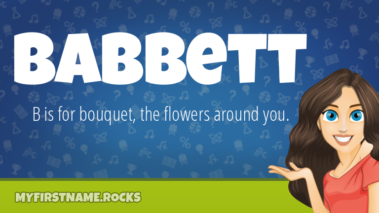My First Name Babbett Rocks!