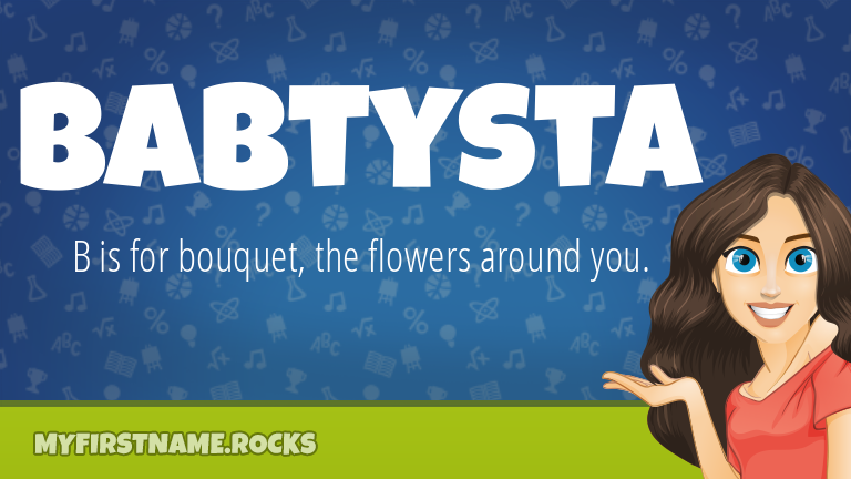 My First Name Babtysta Rocks!