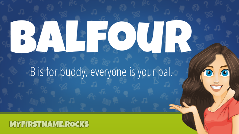 My First Name Balfour Rocks!