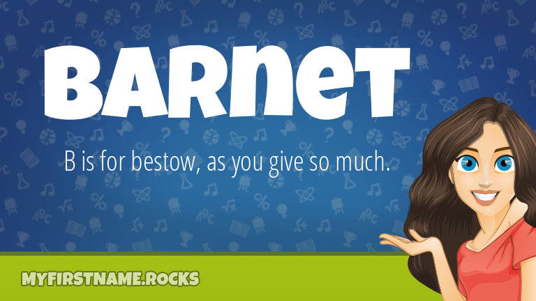 My First Name Barnet Rocks!