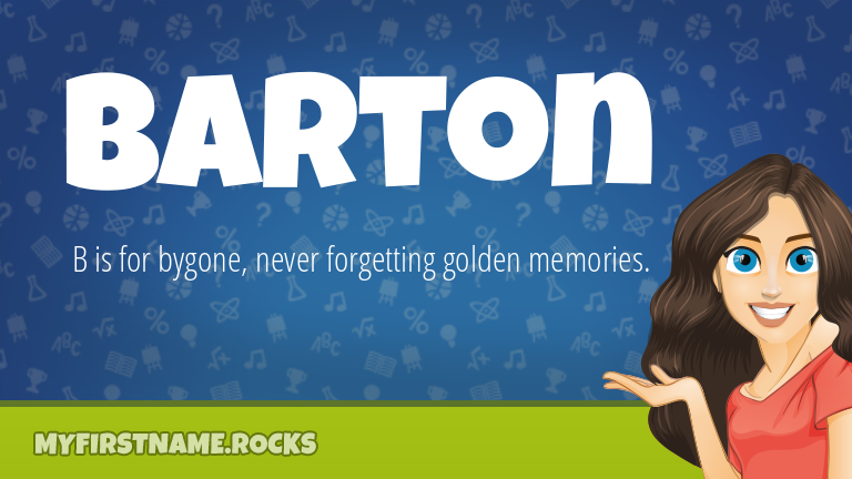 My First Name Barton Rocks!