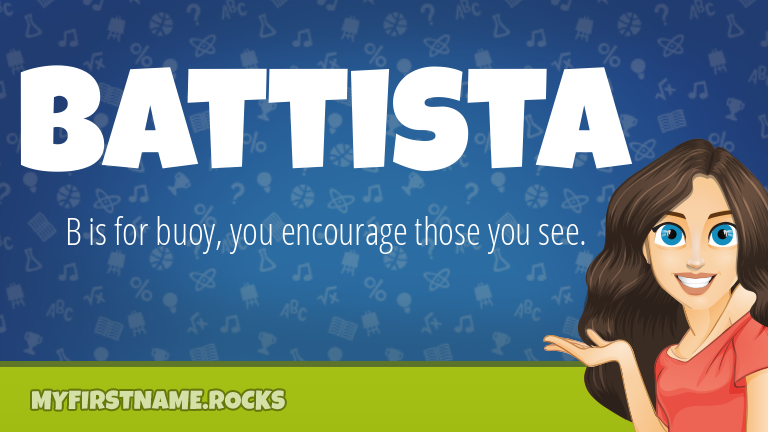 My First Name Battista Rocks!