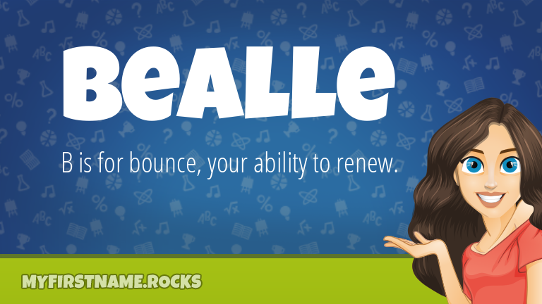 My First Name Bealle Rocks!