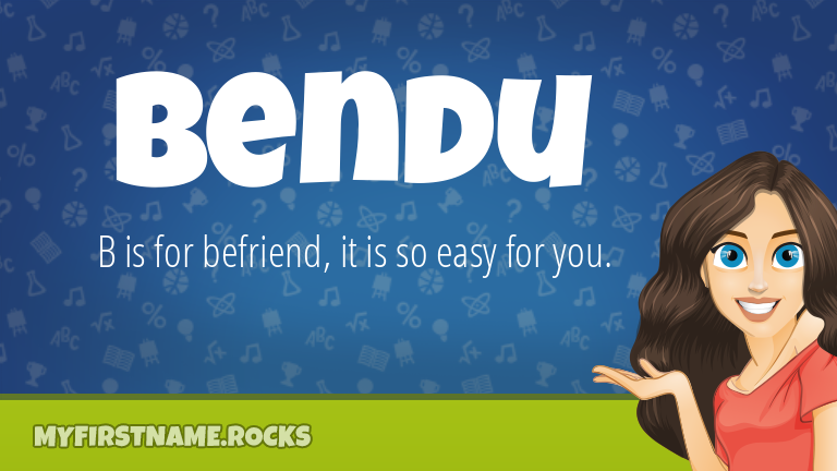 My First Name Bendu Rocks!
