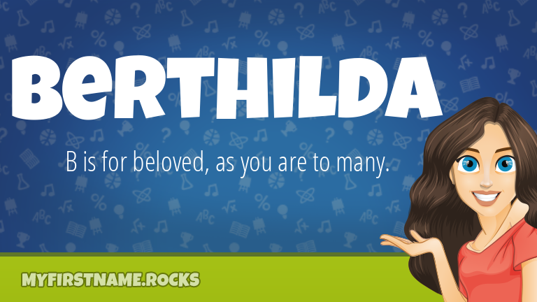 My First Name Berthilda Rocks!