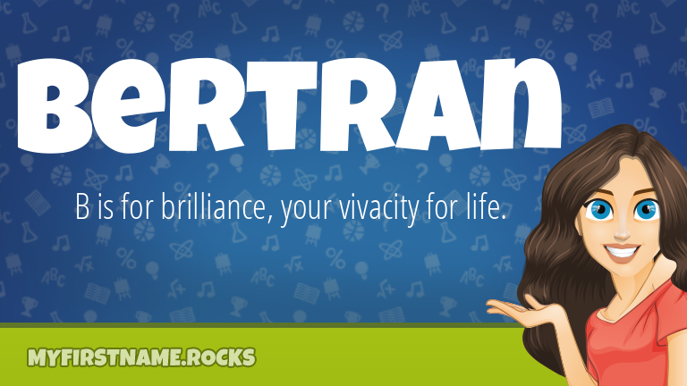 My First Name Bertran Rocks!