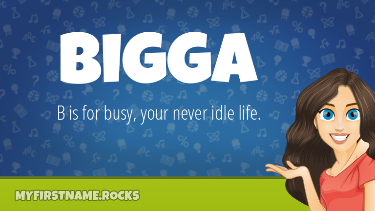 My First Name Bigga Rocks!