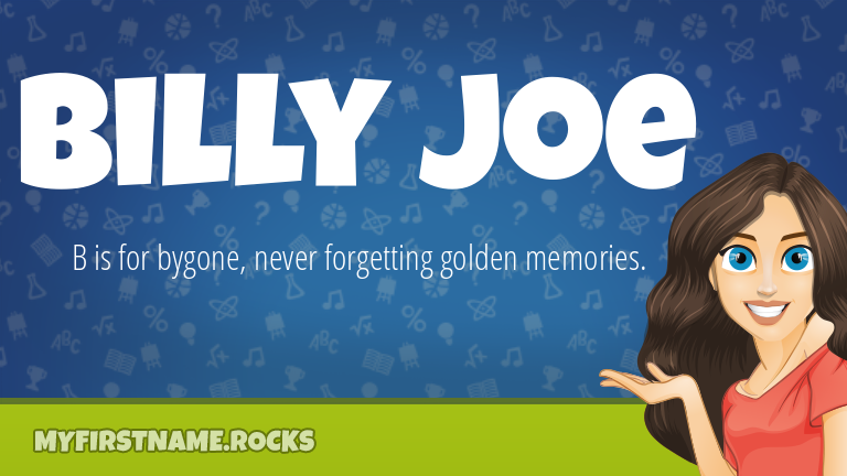 My First Name Billy Joe Rocks!