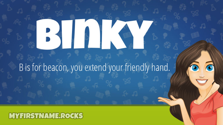My First Name Binky Rocks!