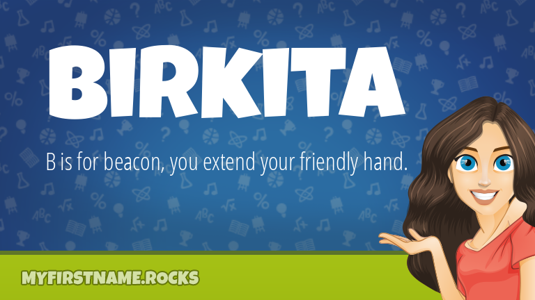 My First Name Birkita Rocks!