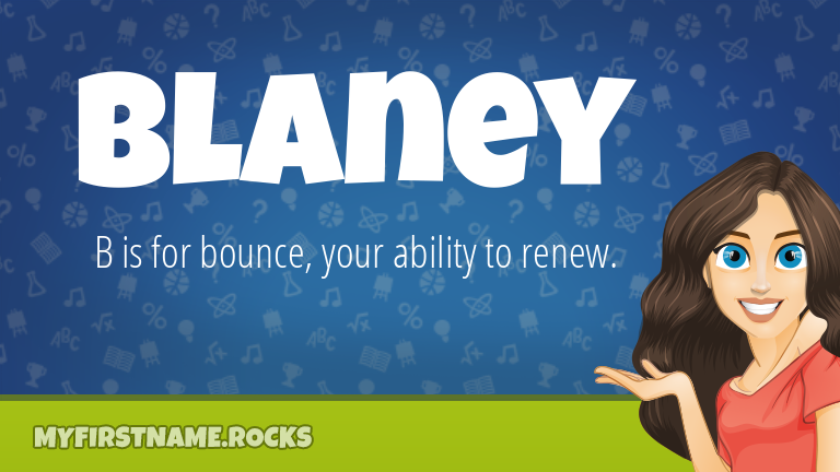 My First Name Blaney Rocks!