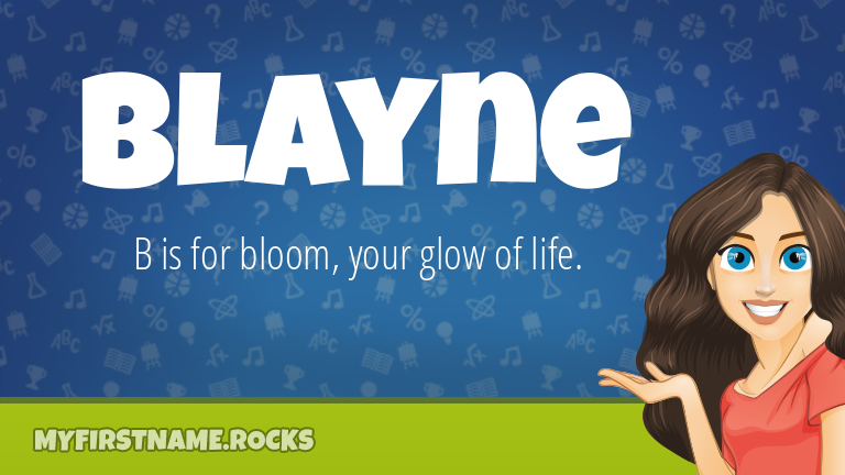 My First Name Blayne Rocks!