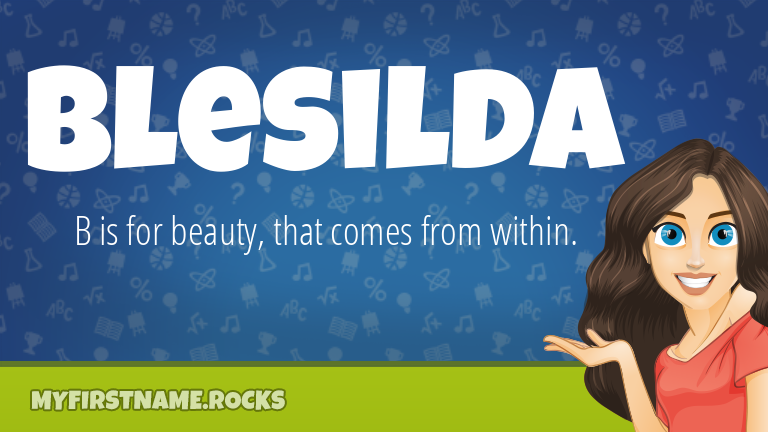 My First Name Blesilda Rocks!