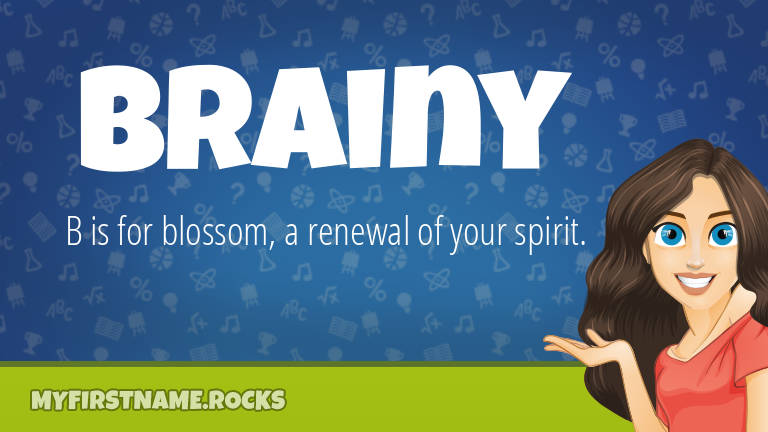 My First Name Brainy Rocks!