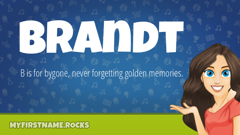 My First Name Brandt Rocks!