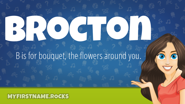 My First Name Brocton Rocks!