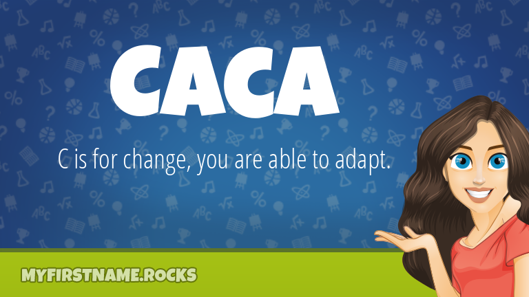 My First Name Caca Rocks!