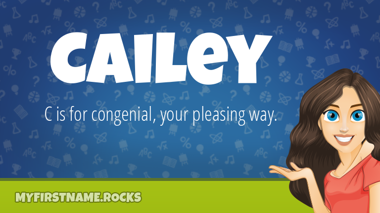 My First Name Cailey Rocks!