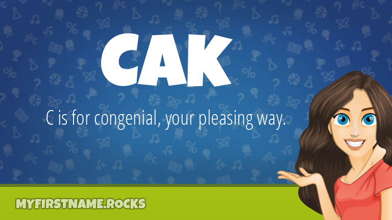 My First Name Cak Rocks!