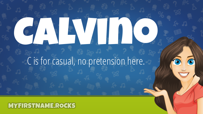 My First Name Calvino Rocks!