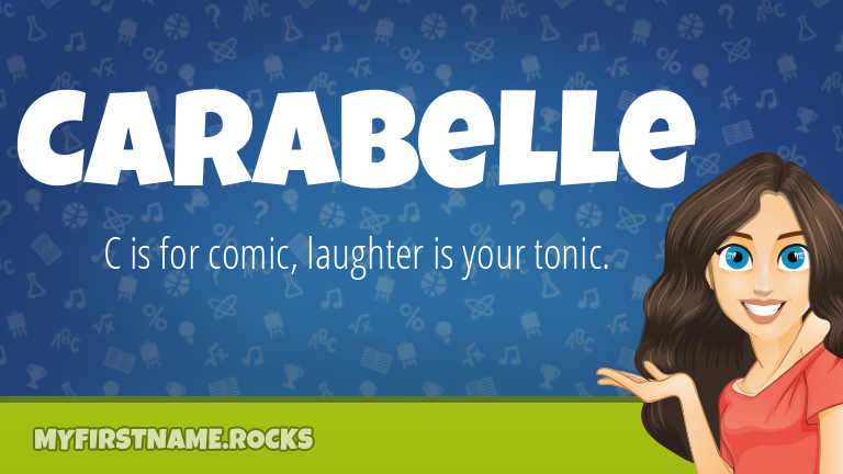 My First Name Carabelle Rocks!