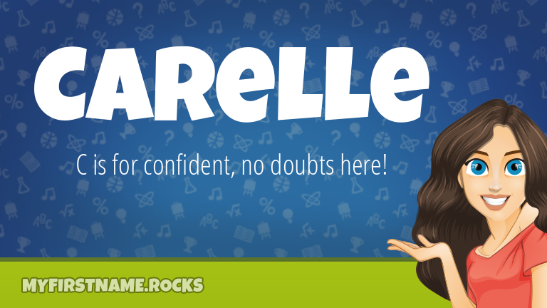 My First Name Carelle Rocks!