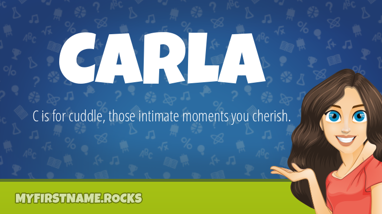 My First Name Carla Rocks!
