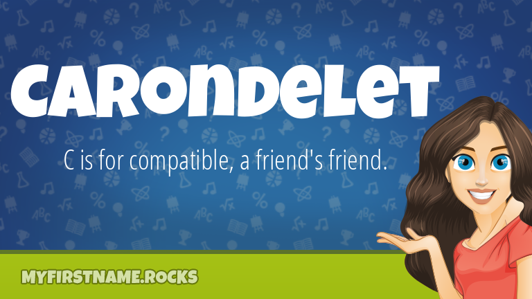 My First Name Carondelet Rocks!