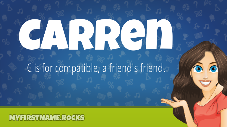 My First Name Carren Rocks!