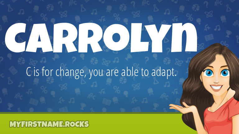 My First Name Carrolyn Rocks!