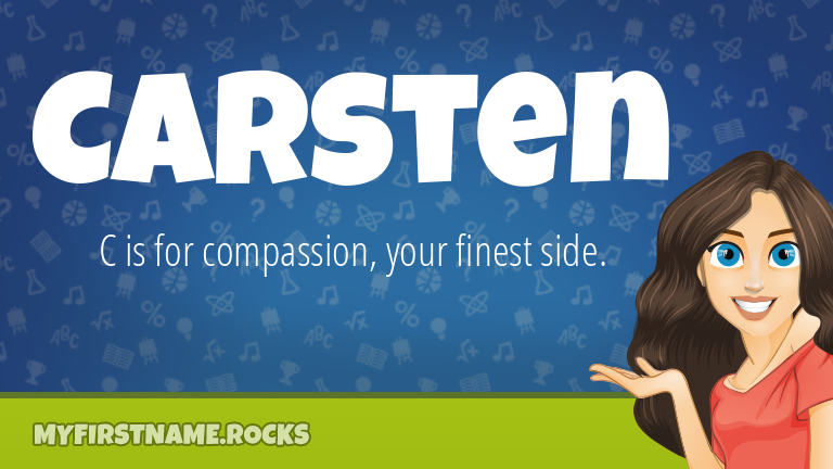 My First Name Carsten Rocks!