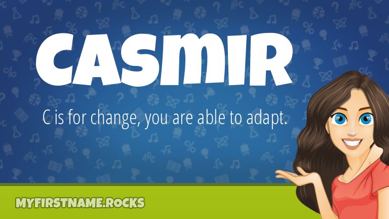 My First Name Casmir Rocks!