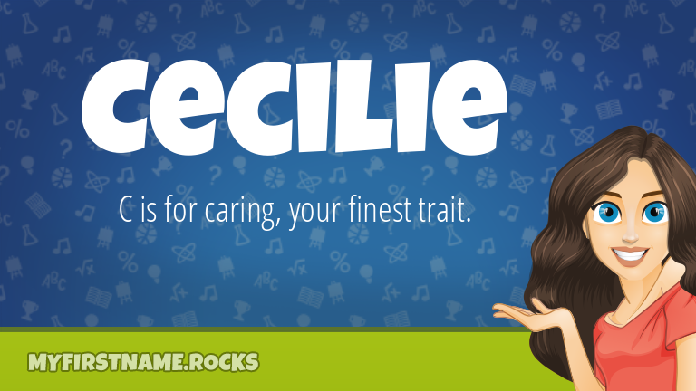 My First Name Cecilie Rocks!