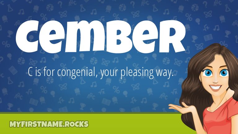 My First Name Cember Rocks!