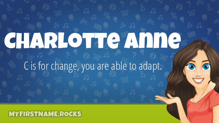My First Name Charlotte Anne Rocks!