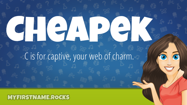 My First Name Cheapek Rocks!
