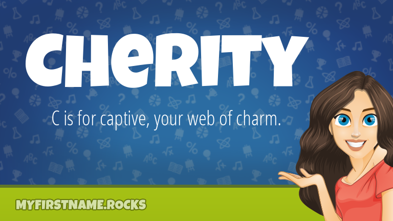 My First Name Cherity Rocks!